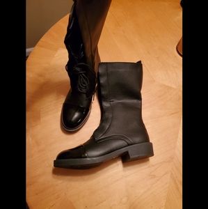 Black boots